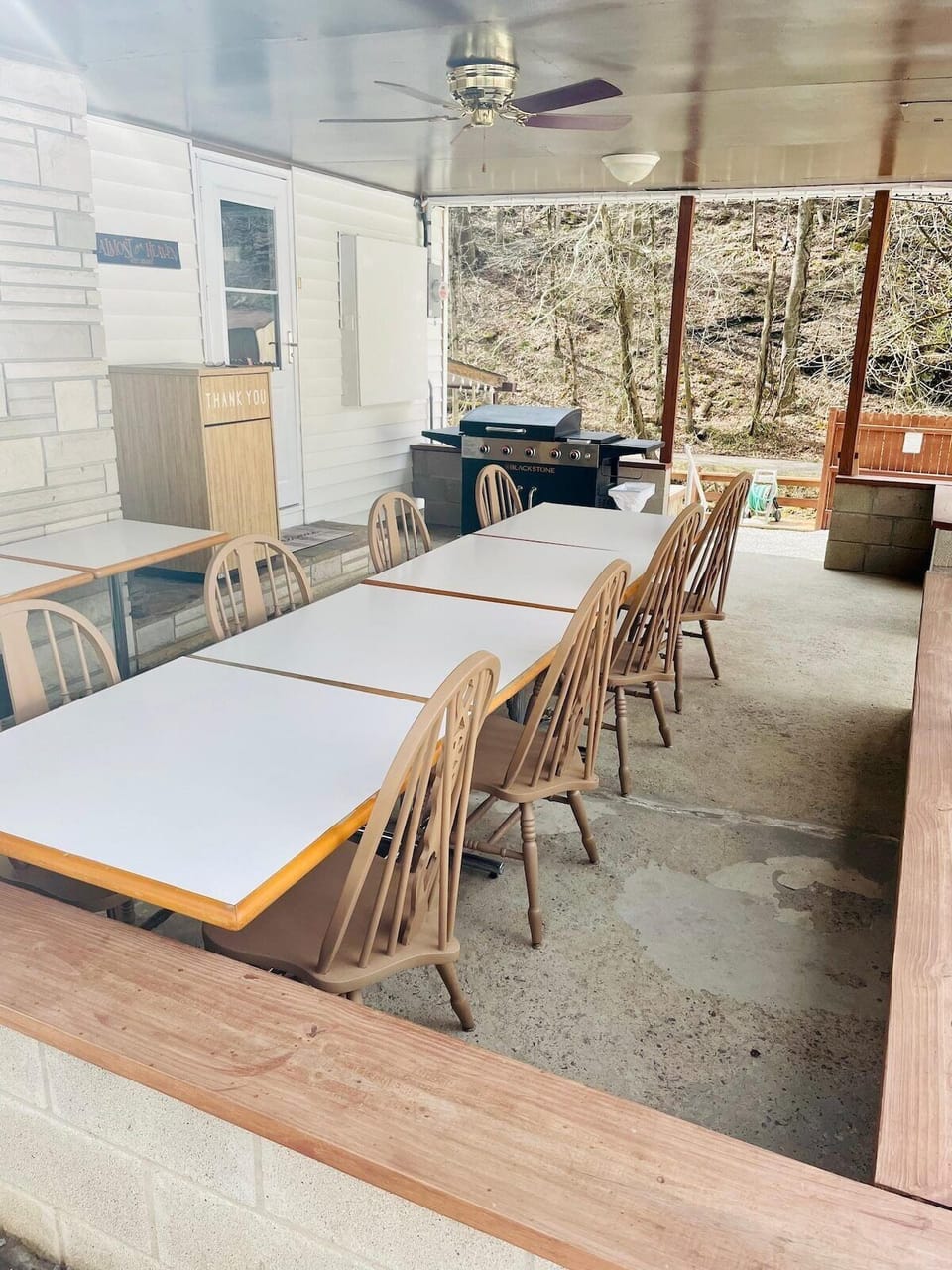 Outdoor dining