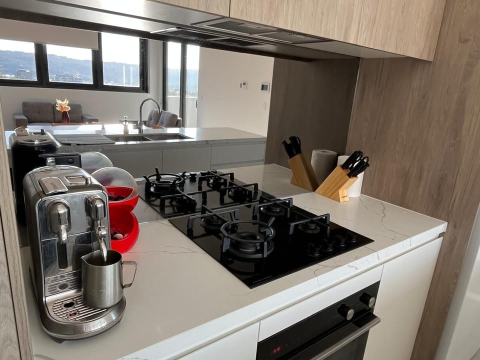 Fully Equipped Kitchen with modern appliances and most cooking equipment