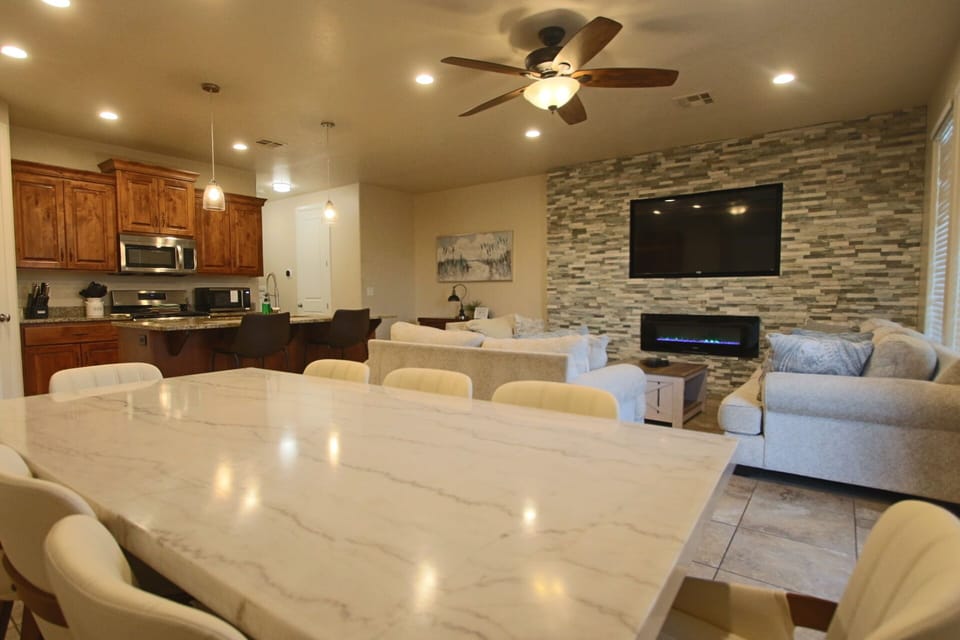 Great room with lots of seating and cool vibes