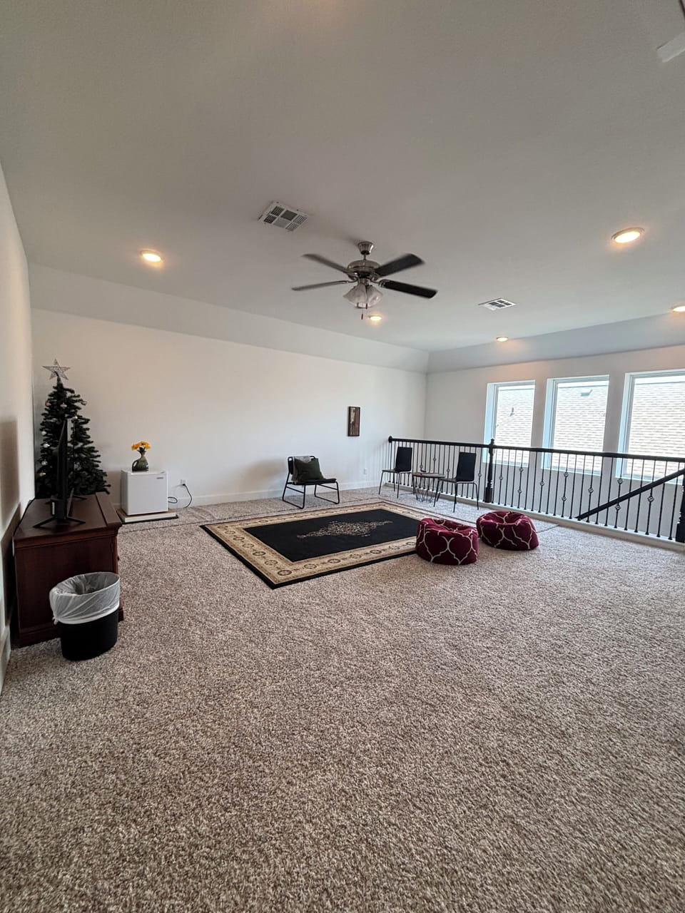 Spacious Upstairs Loft. 