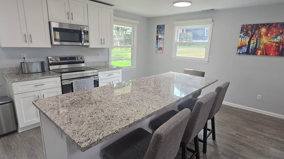 daylight comes into kitchen