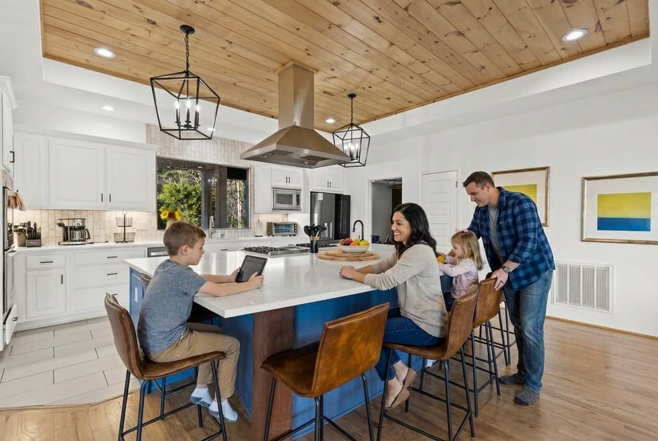 Gather, laugh, eat, repeat. This dining area isn’t just a table and chairs—it’s the stage for family feasts, game nights, and those “one more story before dessert” moments.