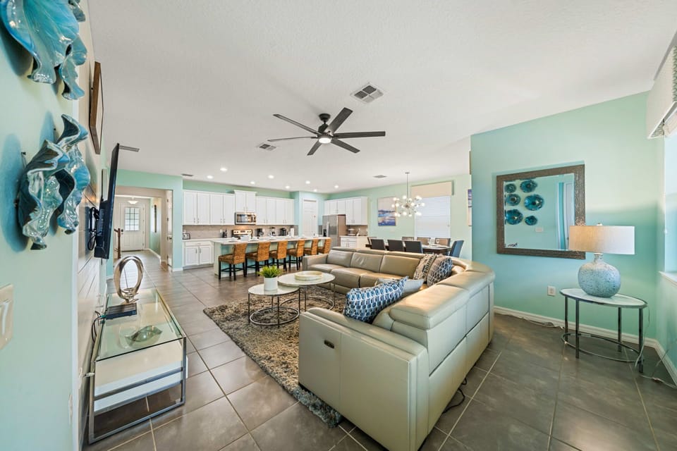 Bright, comfortable gathering space with plenty of seating and room to relax.
