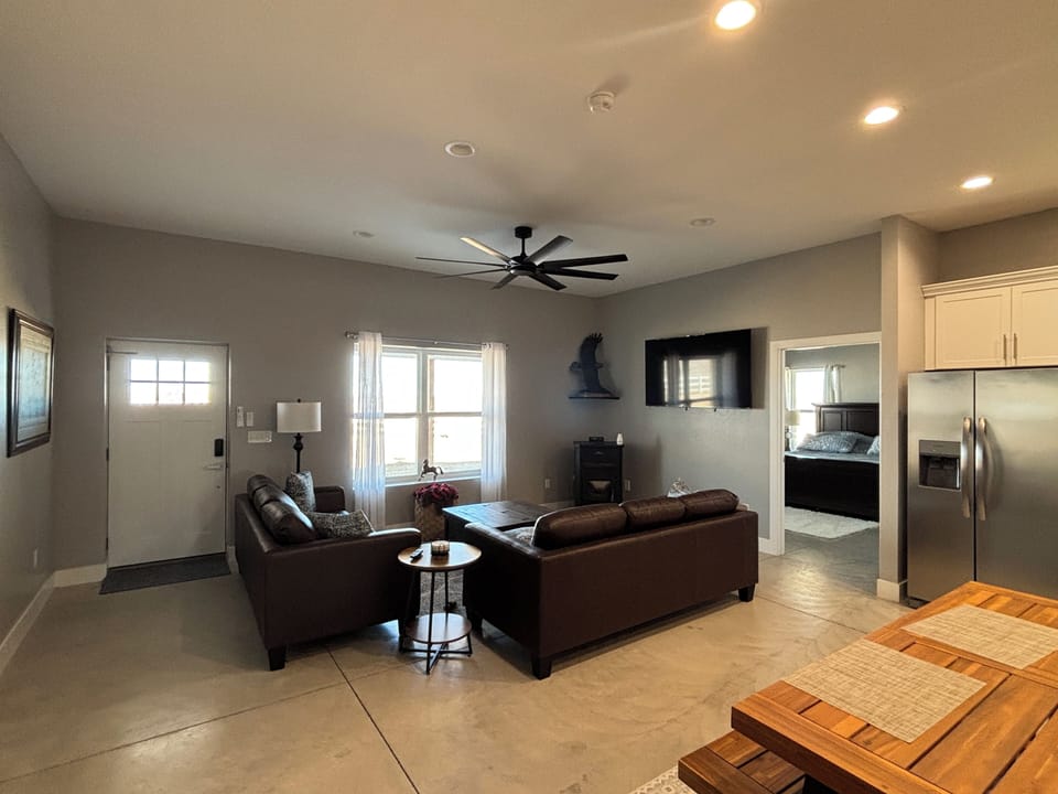 Living room with Smart TV
