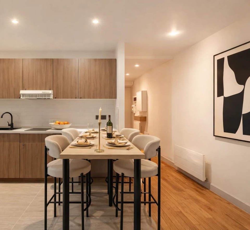 Stunning dining area near the kitchen.