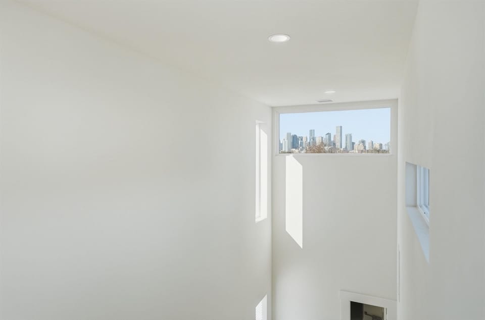 Downtown skyline views from third floor suite 