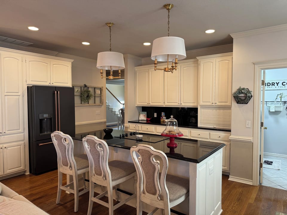 Large kitchen island