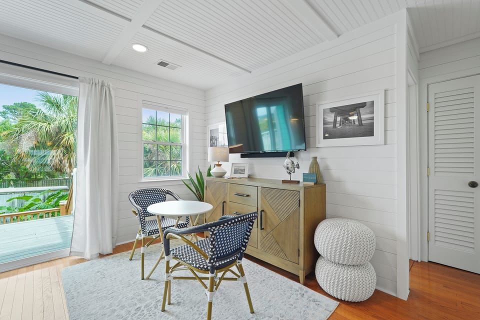 Simple, comfortable furnishings that make settling in easy.