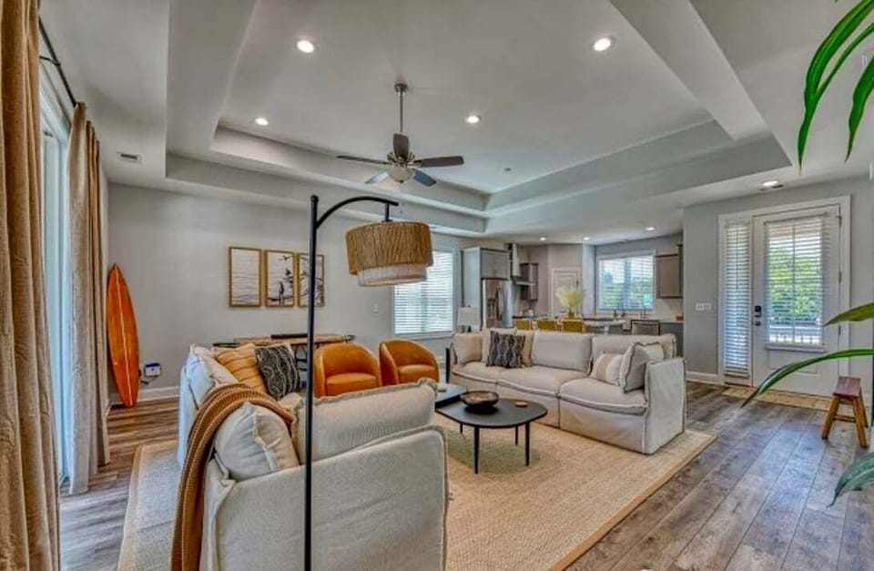 Light-filled, airy space designed for connection and laid-back coastal living.