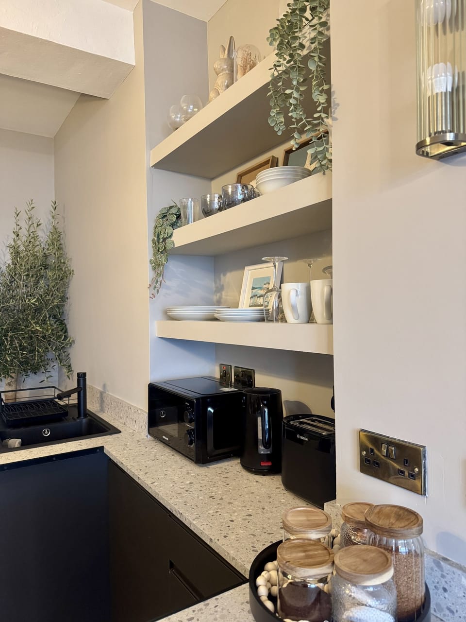 Sea Mist kitchen area 