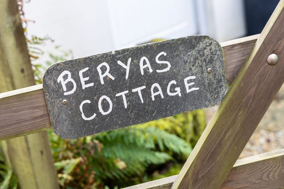 Property sign - Beryas Cottage
