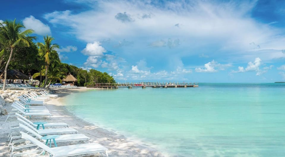 Direct beach access from the property and guest can use beach side loungers too