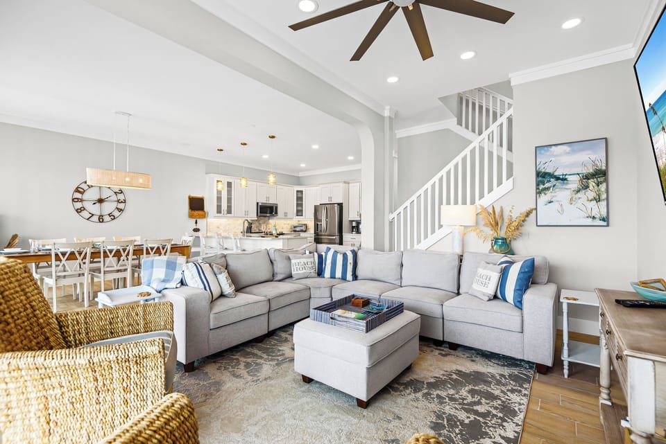 Comfortable living room seating