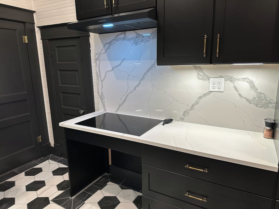 Roll under cooktop