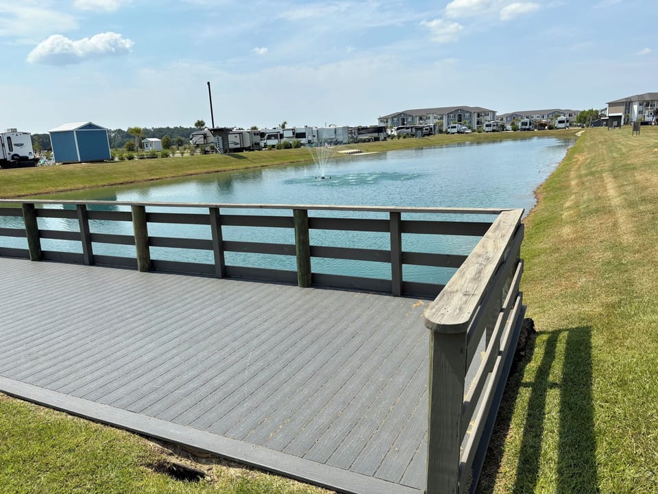 Pond behind Clubhouse A