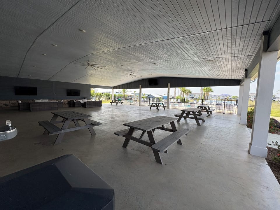 Large Outdoor Gathering Space with 2 TVs, Clubhouse A
