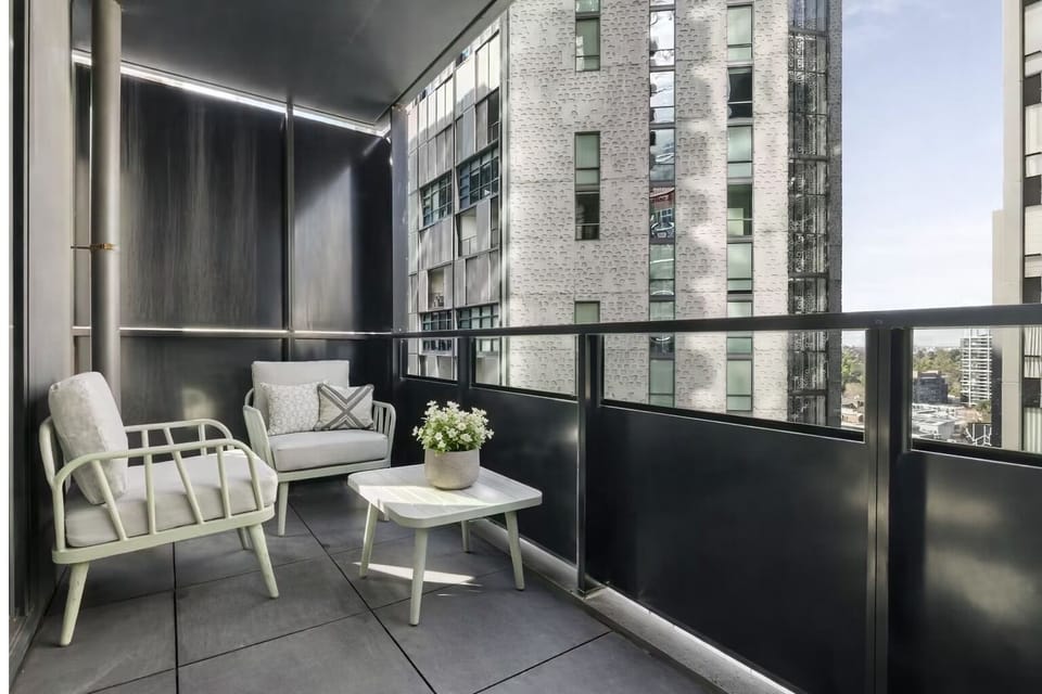 Minimalistic balcony area