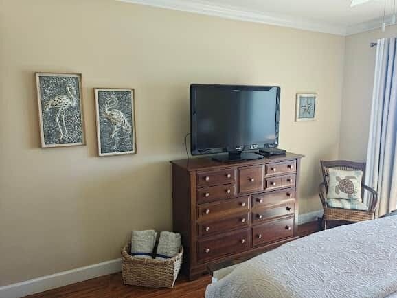 Master bedroom TV
