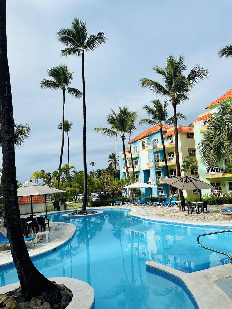 Outside pool