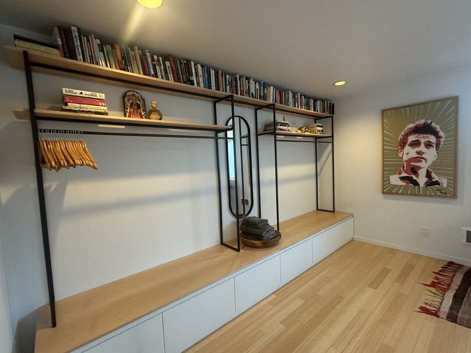 Bedroom 2 with large closet and storage space