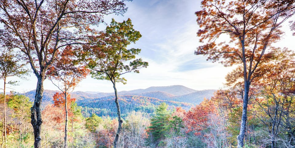 A view for miles with multilayer mountain ridges for rolling color changes.