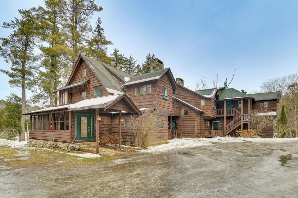 Ticonderoga Vacation Rental | 6BR | 6BA | 7,000 Sq Ft | 3 Steps to Enter