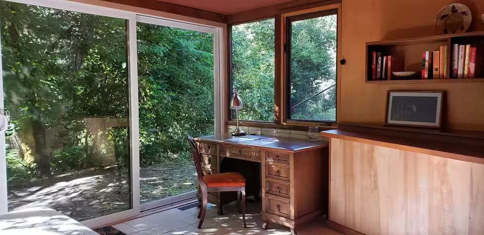 White bathroom closet