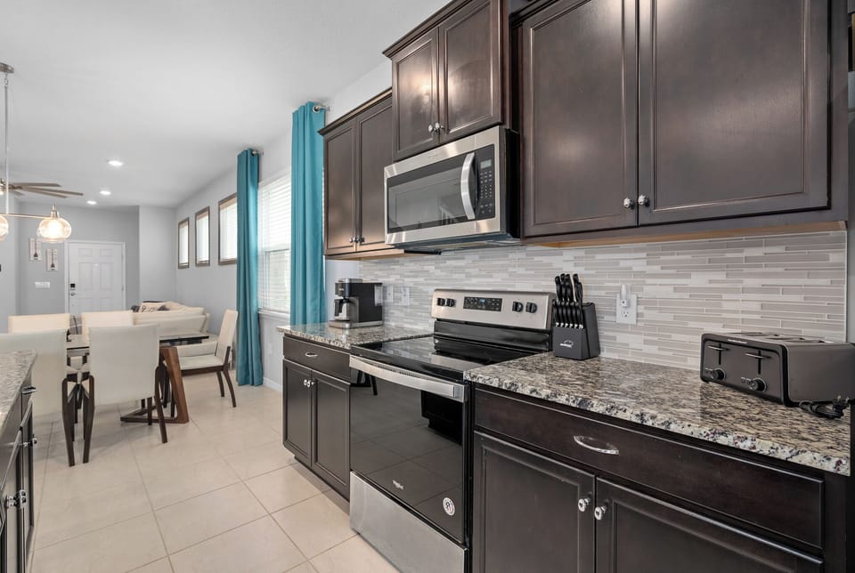 Stocked kitchen