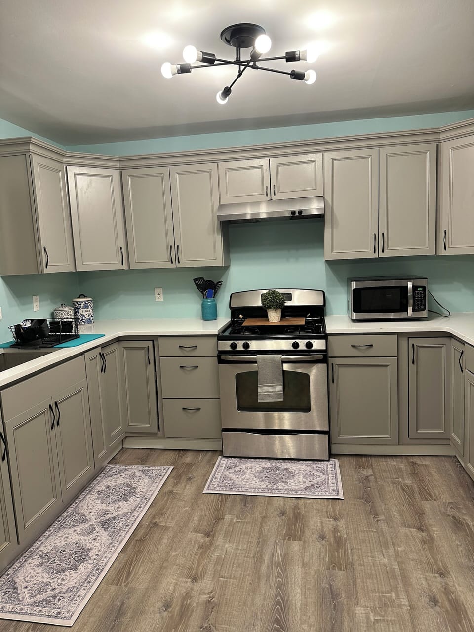 Kitchen - Stove / Oven, Microwave, Refrigerator