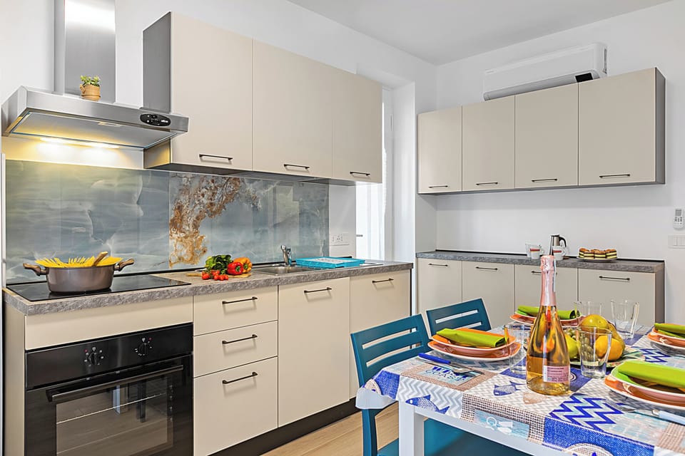 Kitchen and dining area