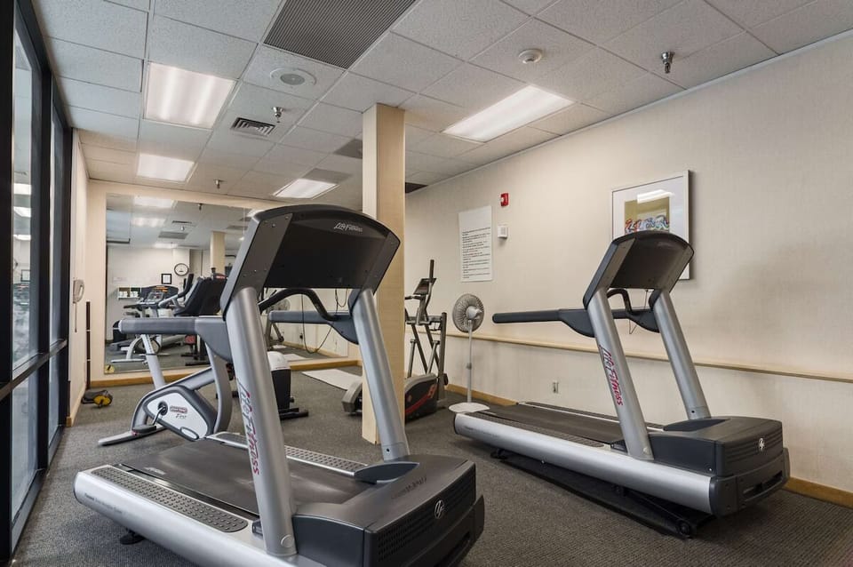 Keep your routine going with treadmills and cardio equipment.