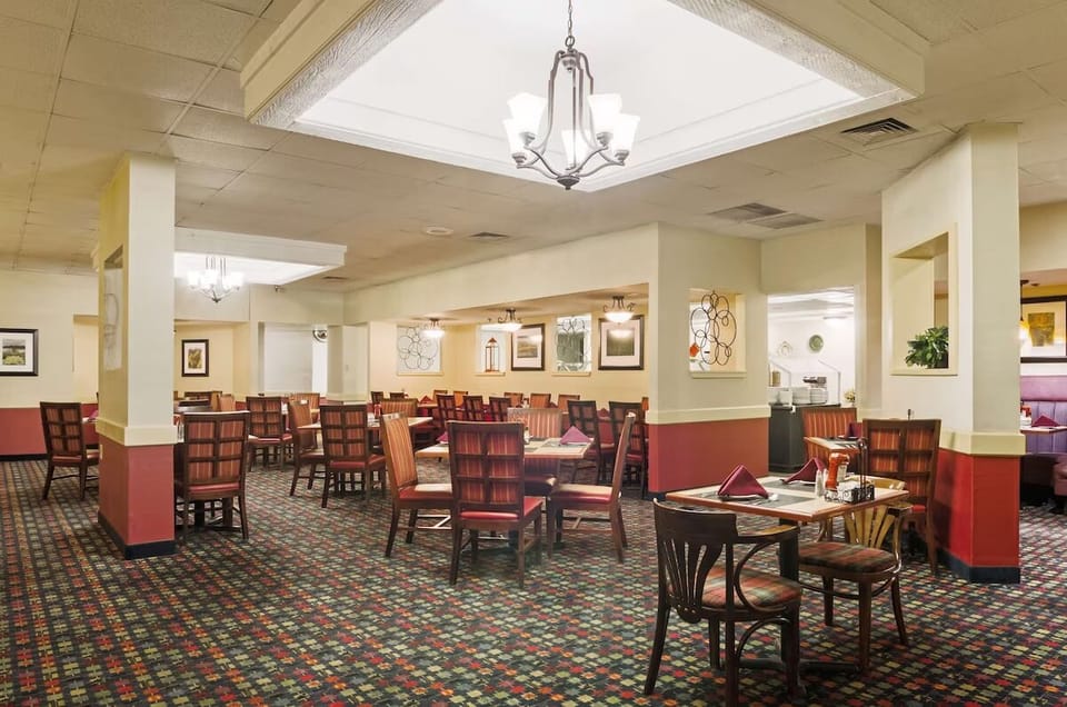 Gather for breakfast in a bright, comfortable dining setting.