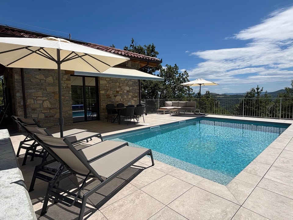 PINI - Pool Terrasse Sonnenliegen Sitzgruppe Lounge Sonnenliegen
