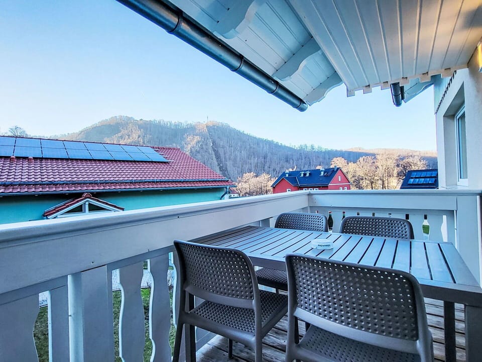 Balcony, Chair, Eco Hotel, Outdoor Furniture, Alps