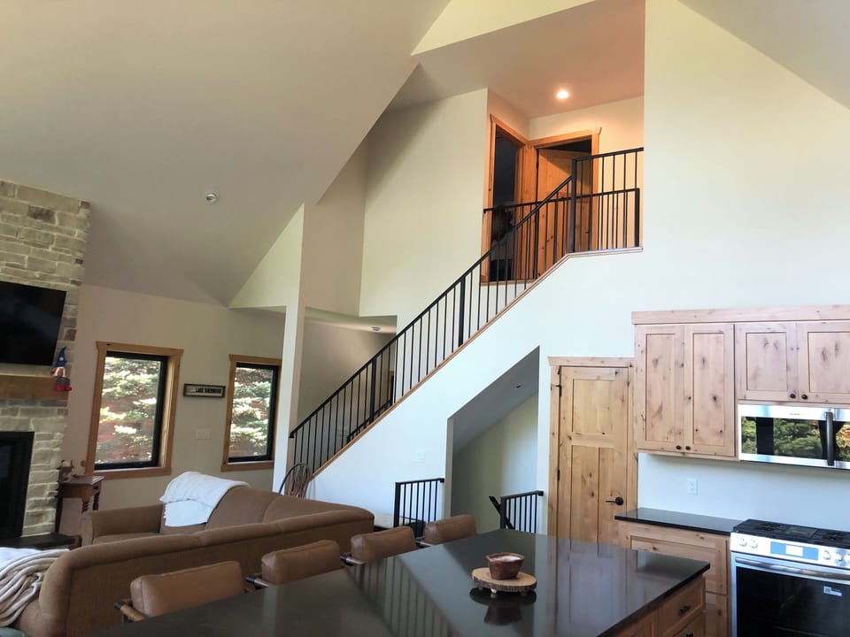 2BR and 1BA upstairs.