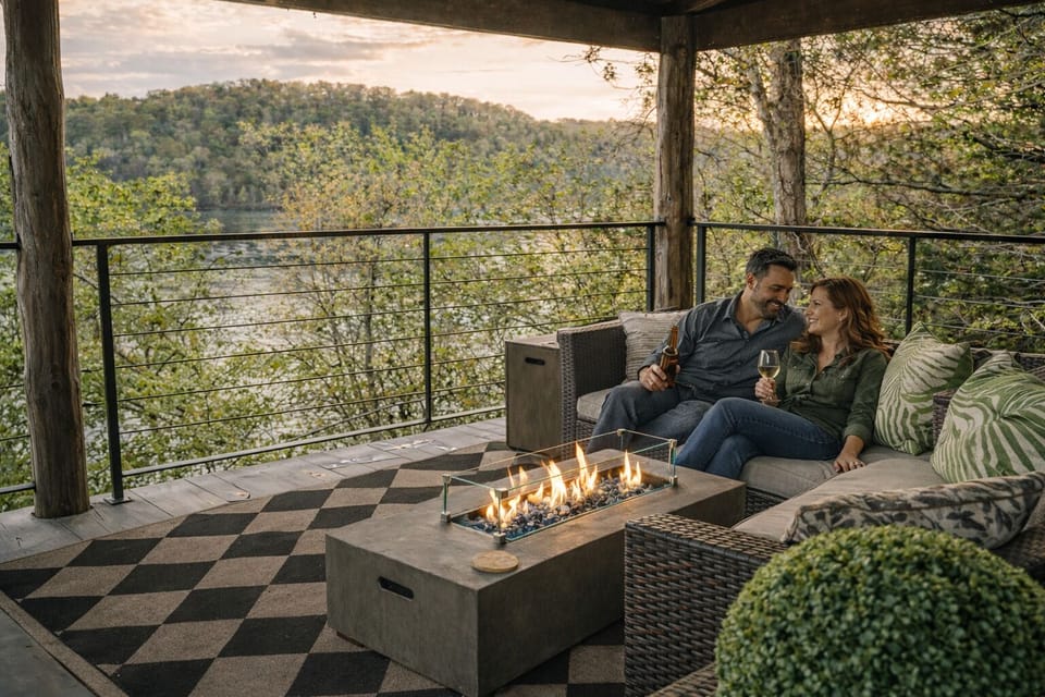 Unmatched lake views from your private cliffside retreat