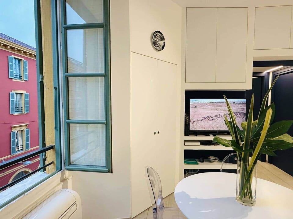 Living Room with view to the Place Massena