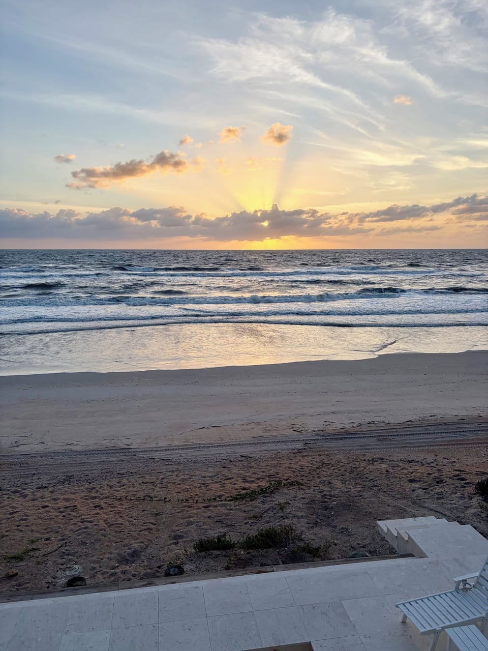 At La Playa Grande, the beach is just steps from the house, making it easy to start the day with a quiet walk along the shore, coffee in hand, and the Atlantic glowing in the morning light.

No driving. No packing up the car. Just open the door and head to