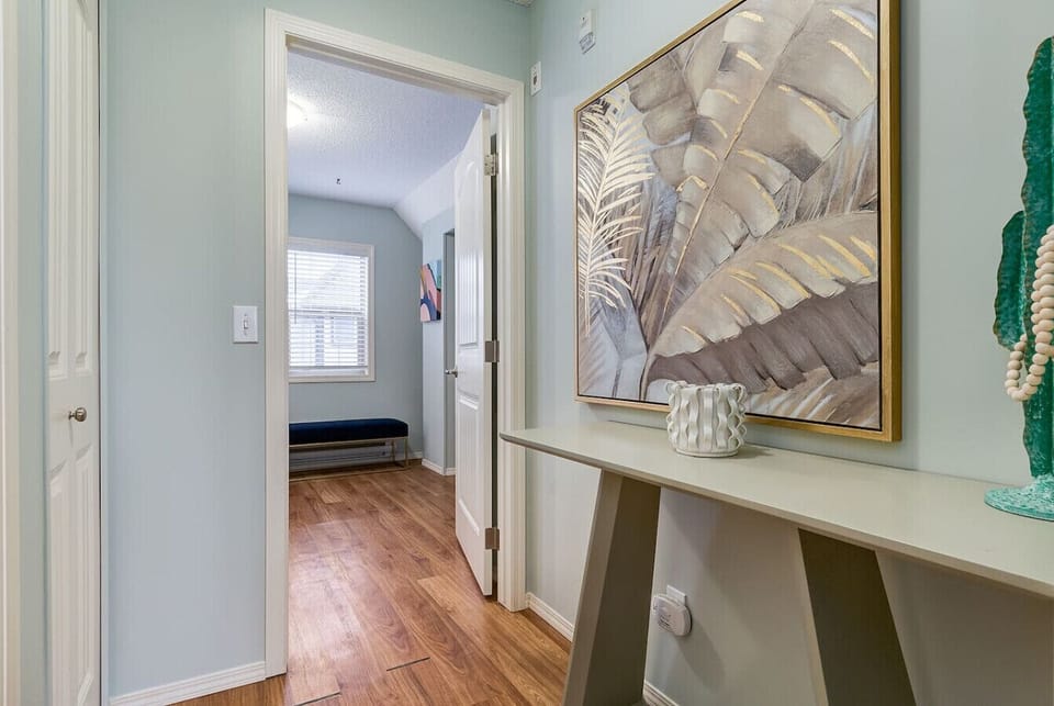 Hallway leading into bedroom
