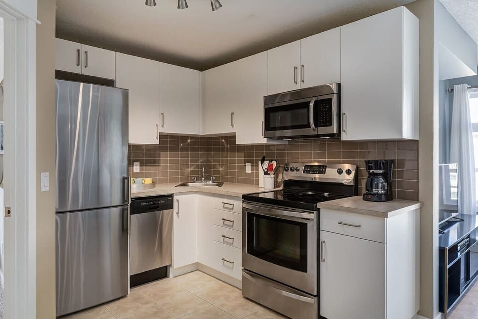 Updated kitchen with all of the cooking basics