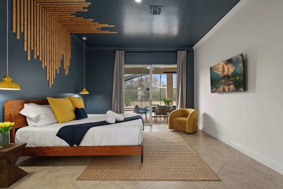 Unwind and recharge in this serene, stylish bedroom designed for comfort and connection. After full days of fun, relax together in a cozy space where peaceful nights and unforgettable vacation memories begin.