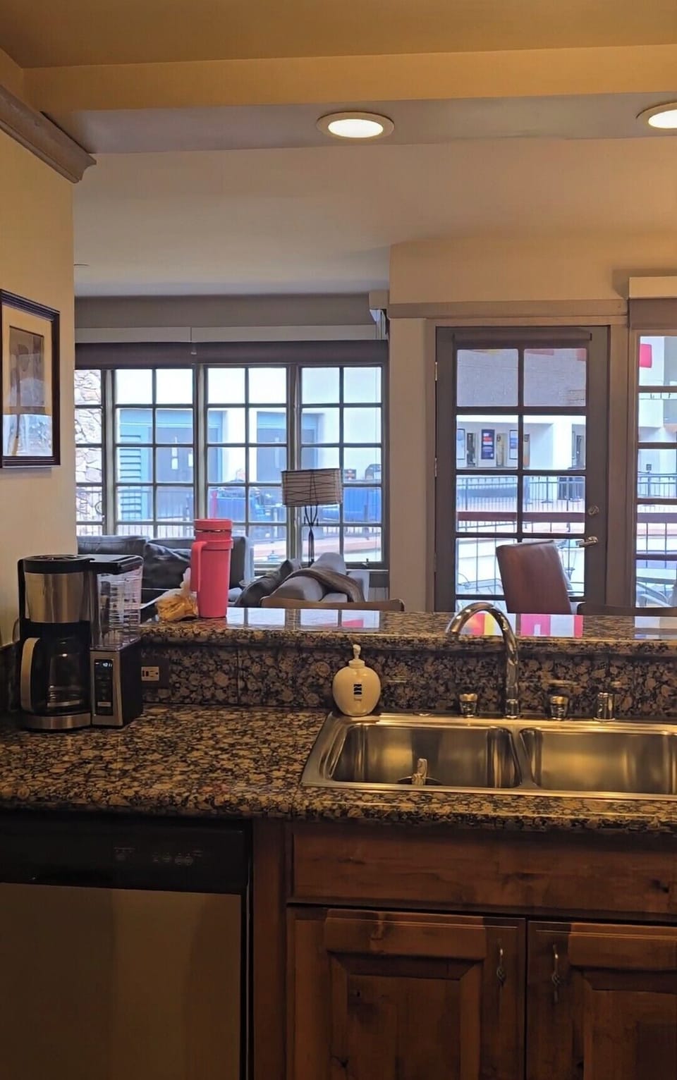 Kitchen view from sink