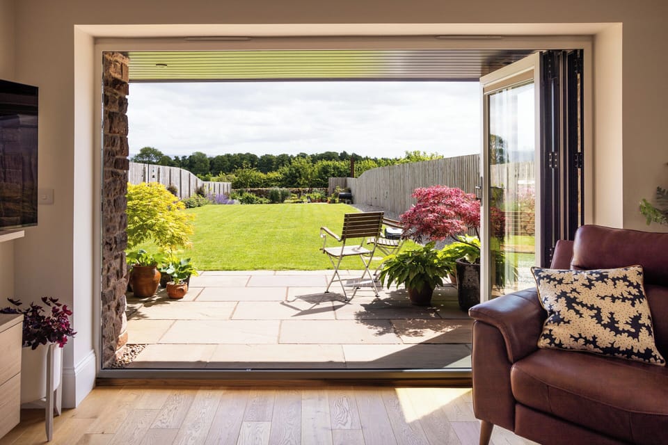 Bifold doors to garden