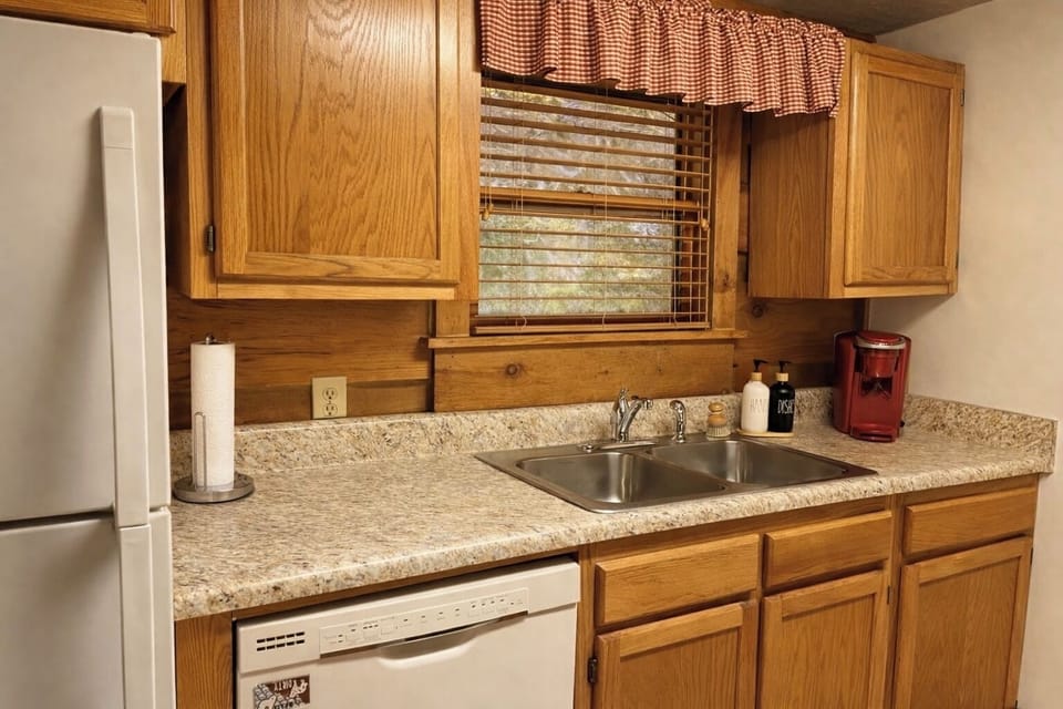 Refrigerator and a dishwasher, Keurig coffee