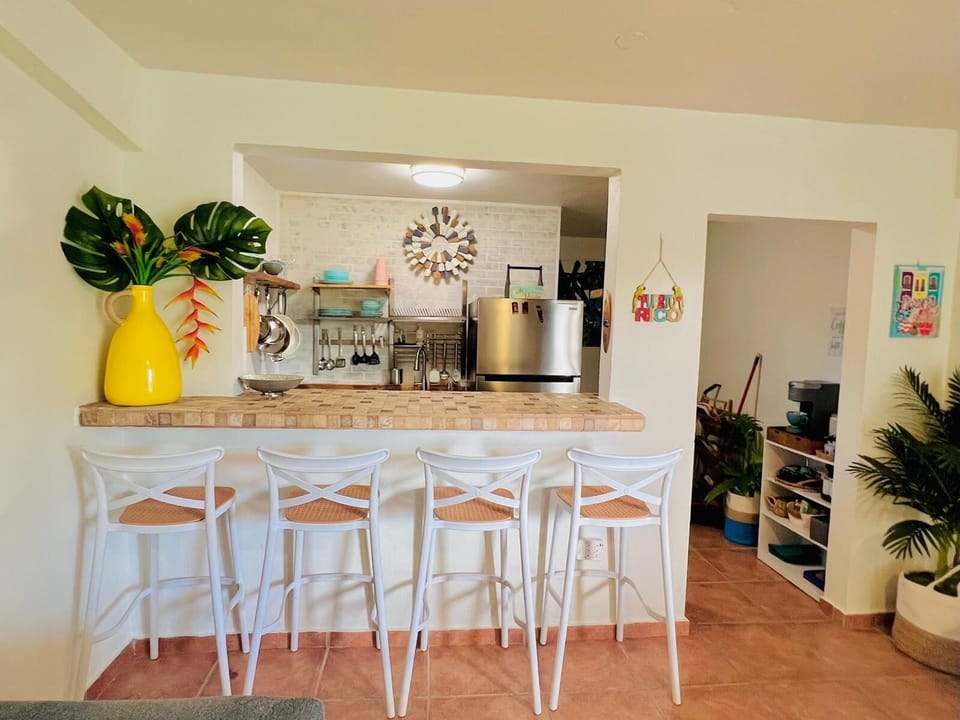 Dinning, kitchen and coffee bar