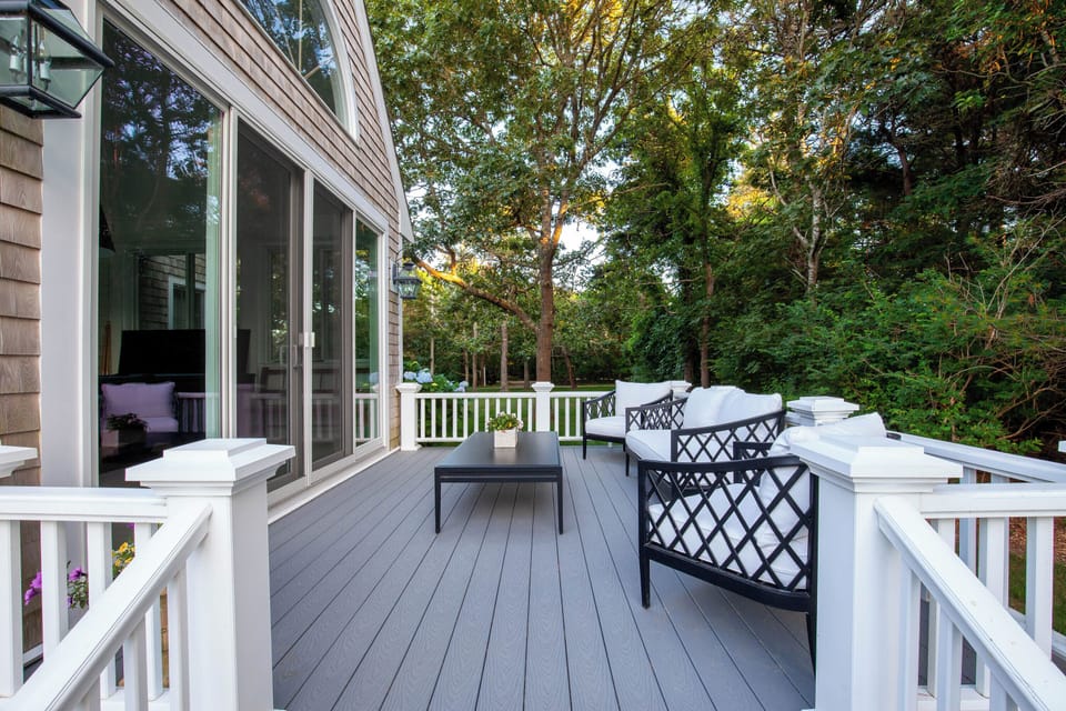 Outdoor Deck - Off Ping Pong / Pool Table Room