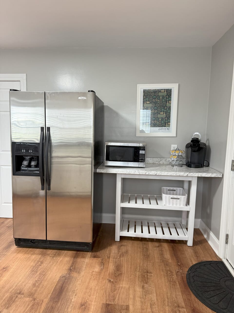 Large, well stocked kitchen