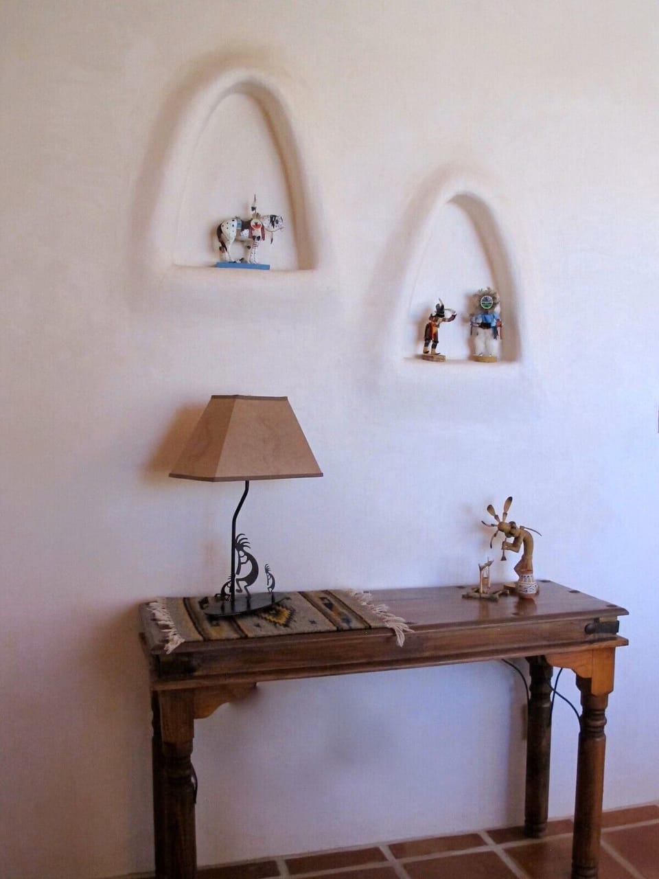 The house is full of local art.