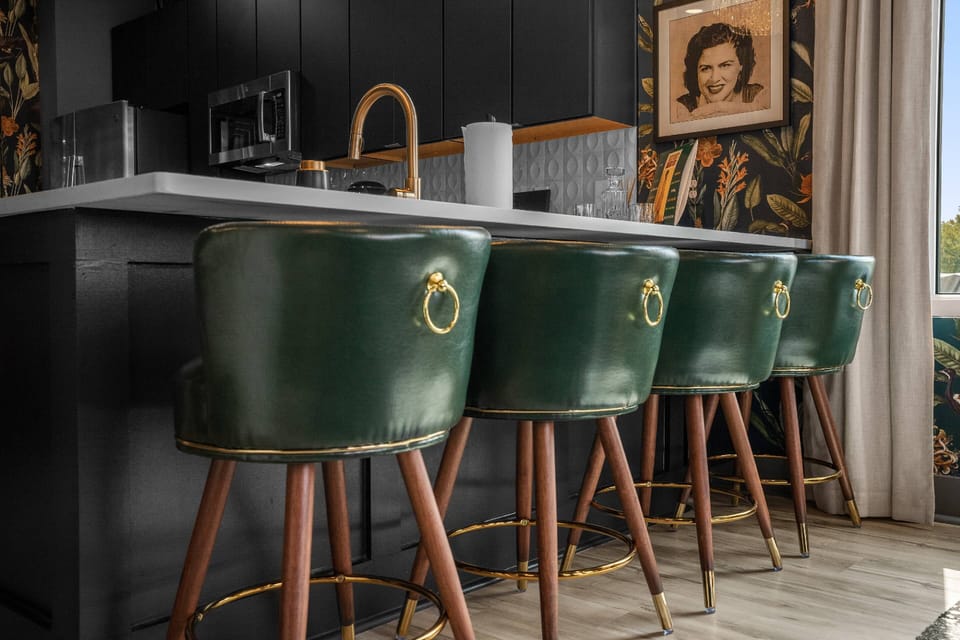 Detailed accents to set the vibe