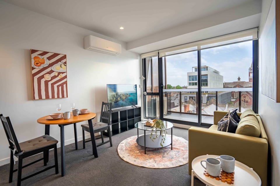 Inviting Social Lounge with a Stylish Urban Vibe